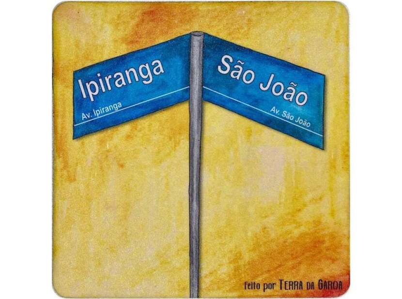 A icônica esquina da Av. São João com a Av. Ipiranga.