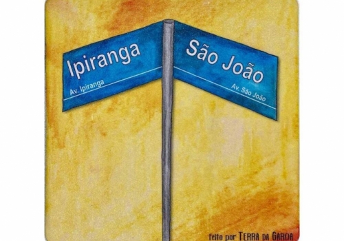 A icônica esquina da Av. São João com a Av. Ipiranga.